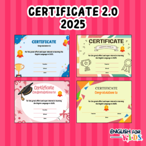 CERTIFICATES 2.0 - 2025