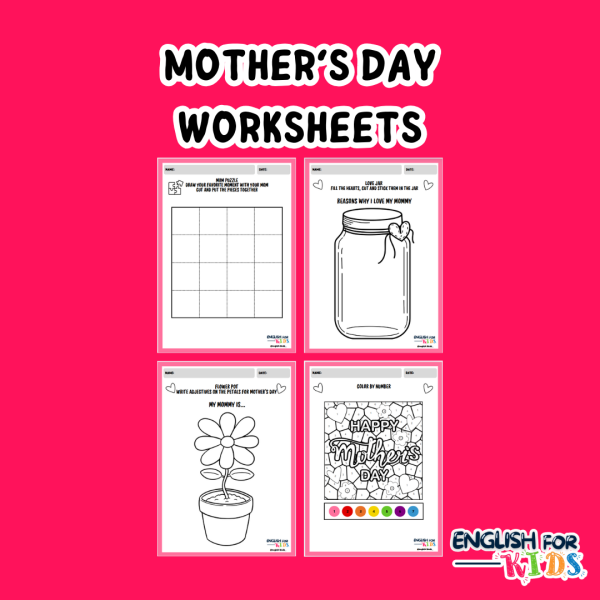 MOTHER'S DAY WORKSHEETS
