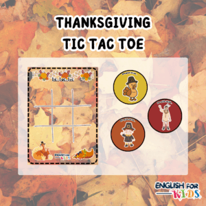 THANKSGIVING TIC TAC TOE