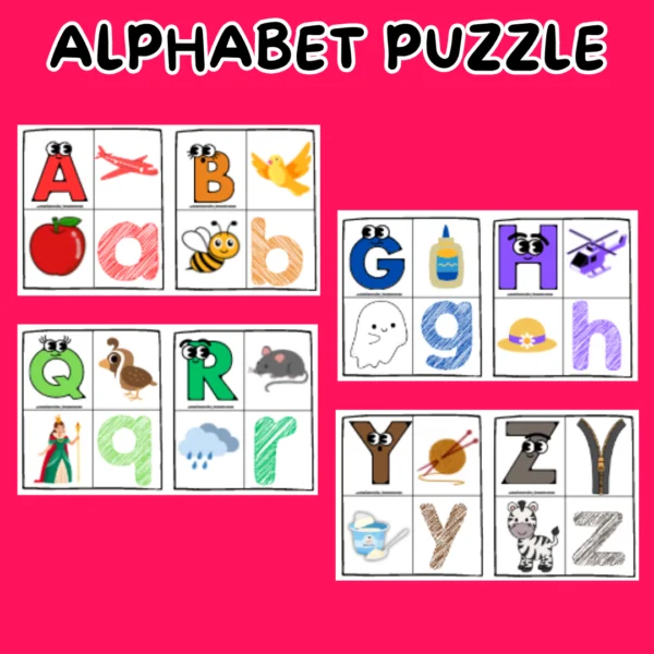ALPHABET PUZZLE - LETTERS AND SOUNDS