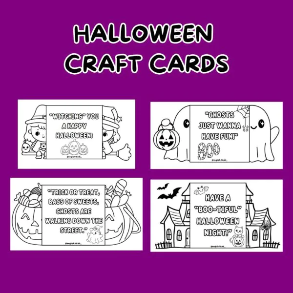 HALLOWEEN CRAFT CARDS