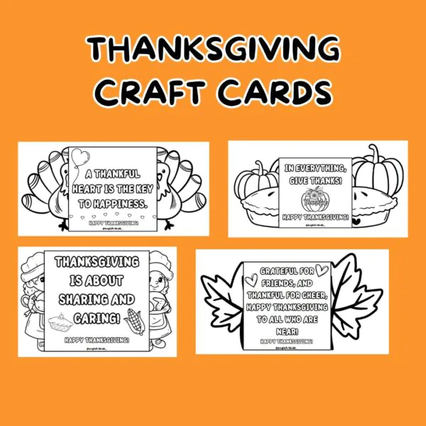 THANKSGIVING CRAFT CARDS