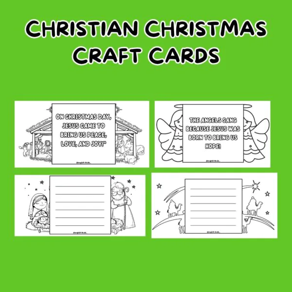 CHRISTIAN CHRISTMAS CRAFT CARDS