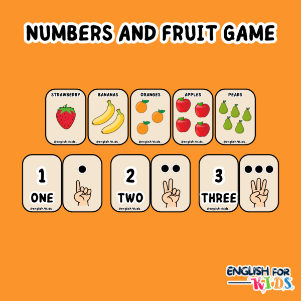 NUMBERS AND FRUITS GAME