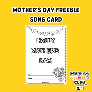 FREEBIE - MOTHER’S DAY SONG CARD