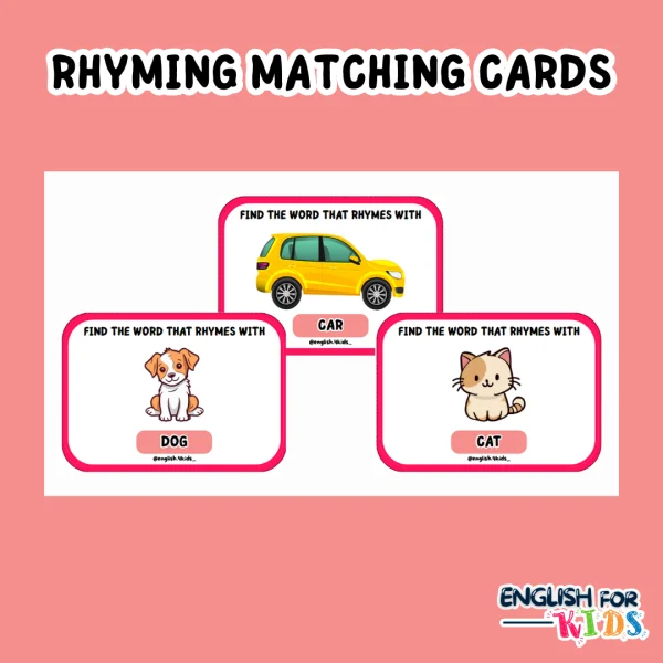 RHYMING MATCHING CARDS