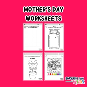 MOTHER'S DAY WORKSHEETS